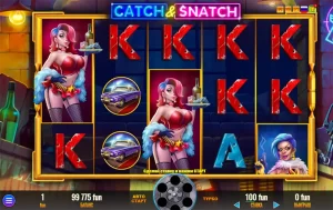 игровое поле слота catch & snatch belatra