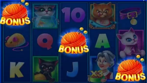 Как выглядитscatterв слоте о кошках Belatga Games