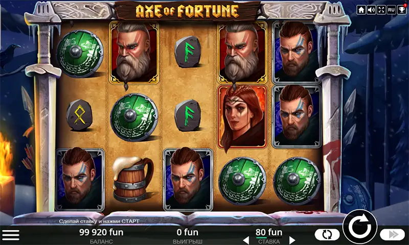 как играть в Axe Of Fortune belatra бесплатно