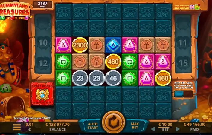 как выиграть в слоте mummyland treasures